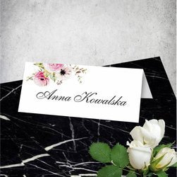 Winietki drukowane prostokątne