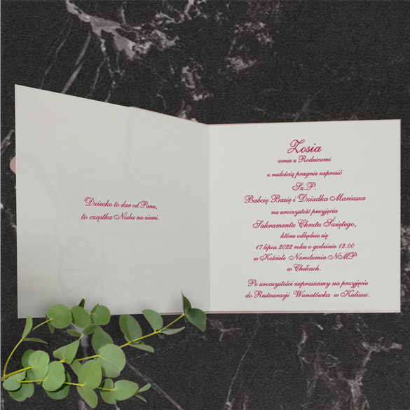 Zaproszenie na Chrzest K 11