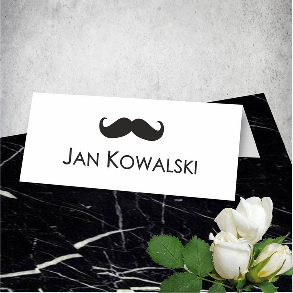 Winietki drukowane prostokątne