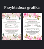 Akwarelowe Zaproszenia Ślubne z Kwiatami C 56