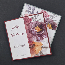 Zaproszenie kwiatowe