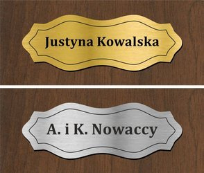 Wizytówka na drzwi FALA