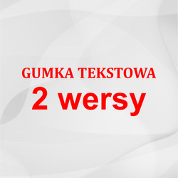 Gumka tekstowa 2 WERSY