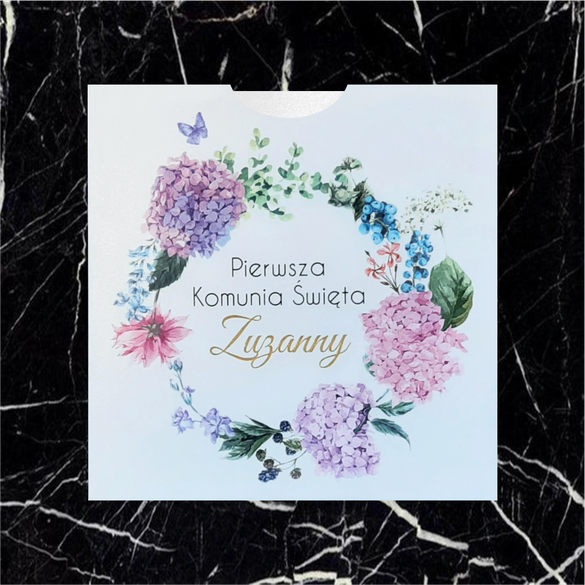 Zaproszenia na Komunię z Wiankiem K 51