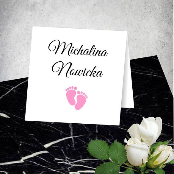 Winietki drukowane kwadratowe