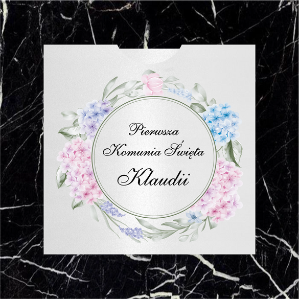 Zaproszenia na Komunię z Wiankiem K 51