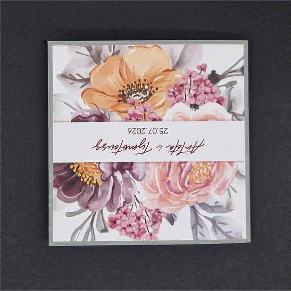 Zaproszenie kwiatowe