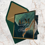 Zaproszenia Ślubne z Lustrzanym motywem C 100